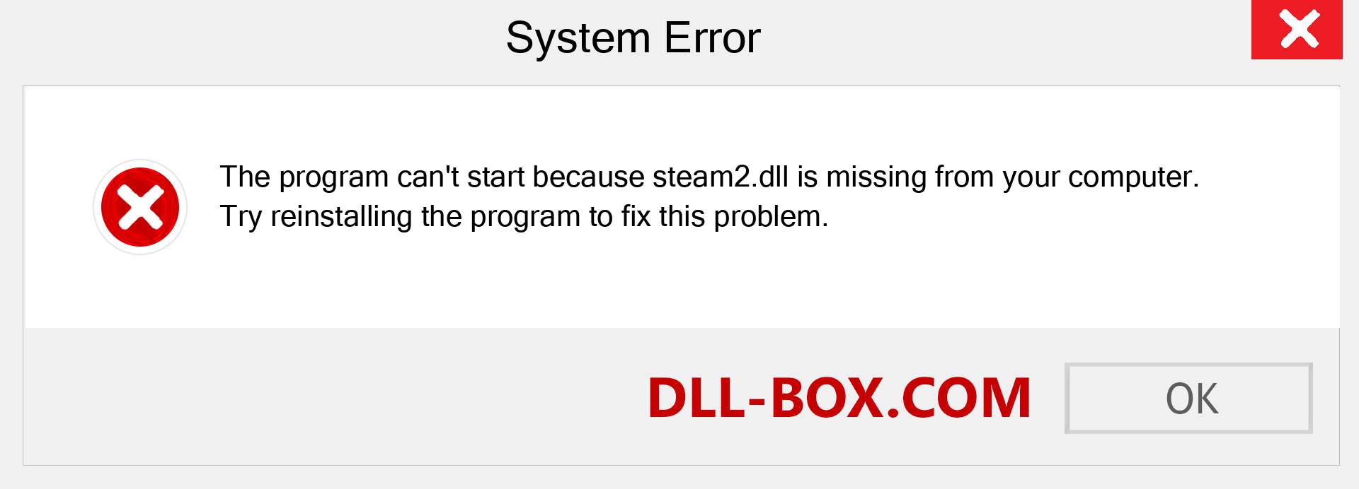  steam2.dll file is missing?. Download for Windows 7, 8, 10 - Fix  steam2 dll Missing Error on Windows, photos, images